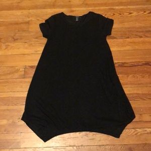 Asymmetrical knit top